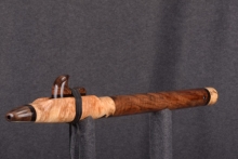 Maple Burl Native American Flute, Minor, Mid G-4, #T10G (1)